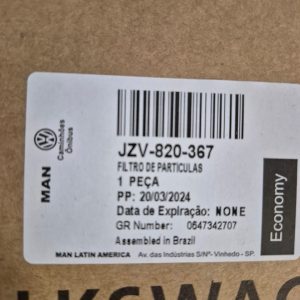JZV-820367 Filtro de Partículas Polen VOLKSWAGEN MAN