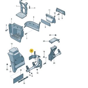 23B-821151 Guardabarro VOLKSWAGEN DELIVERY